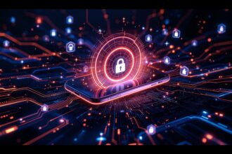 Apple privacy and data security AI strategy conceptual illustration
