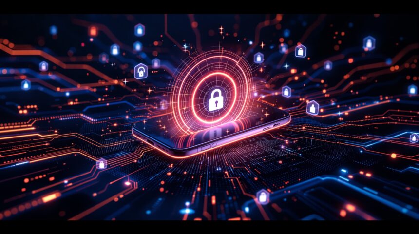 Apple privacy and data security AI strategy conceptual illustration